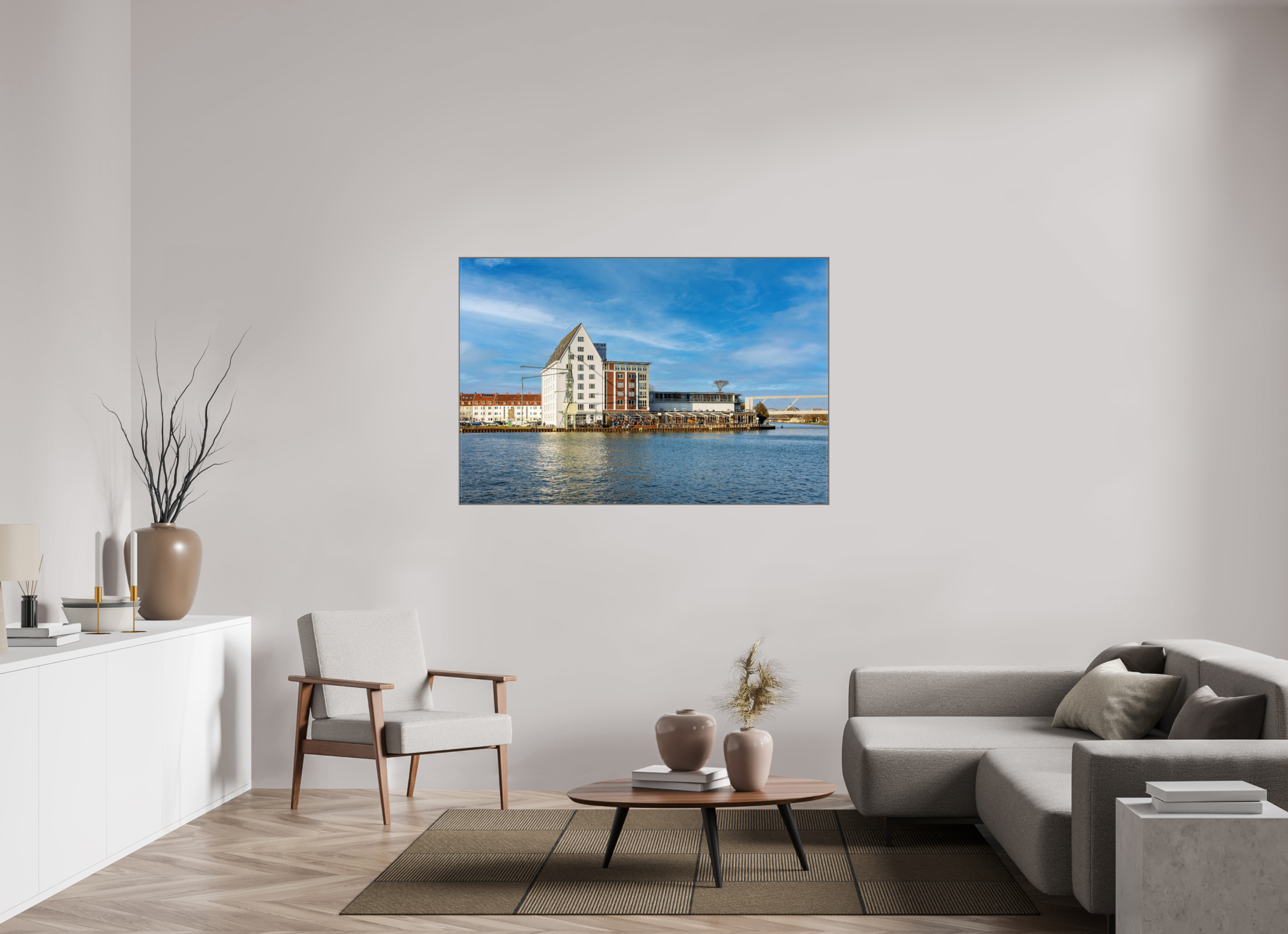 150 x 100 cm, Alurahmen 25mm Kuhr Speicher